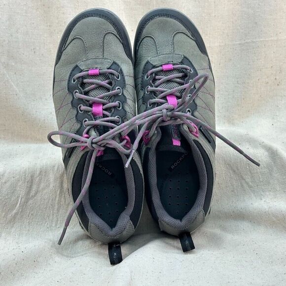 Rockport Hydro-Shield Waterproof Gray Purple Hiking Walking Shoes Women’s 6 EU36 - Picture 7 of 12